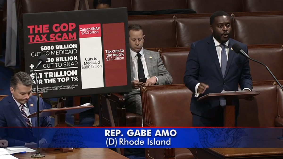 Congressman Amo speaks on the House Floor against the Republican budget resolution