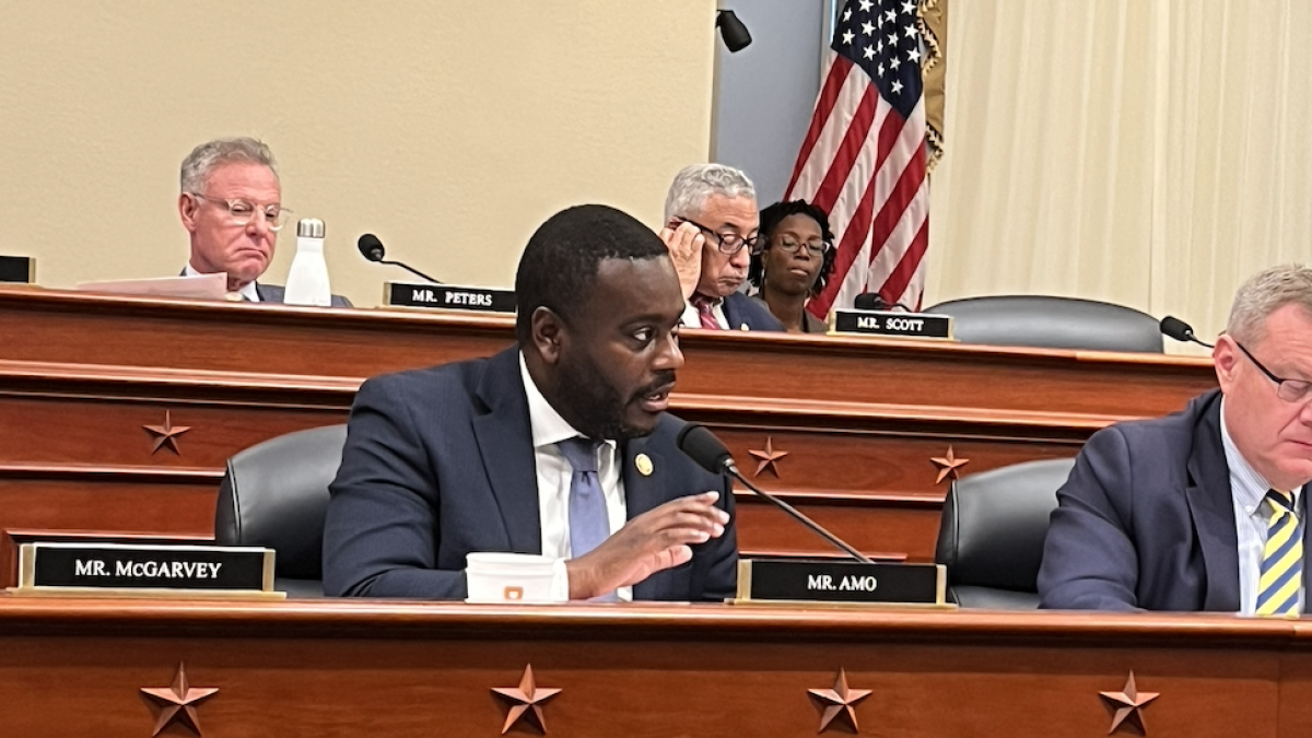 Congressman Gabe Amo Speaks in House Budget Markup Hearing