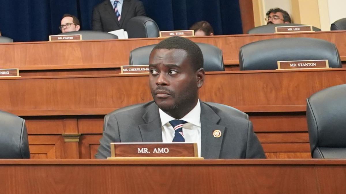 Congressman Gabe Amo participates in today’s House Committee of Foreign Affairs markup hearing
