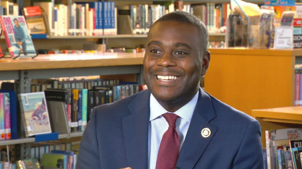 Congressman Gabe Amo spoke with NBC 10's Dan Jaehnig. (WJAR)