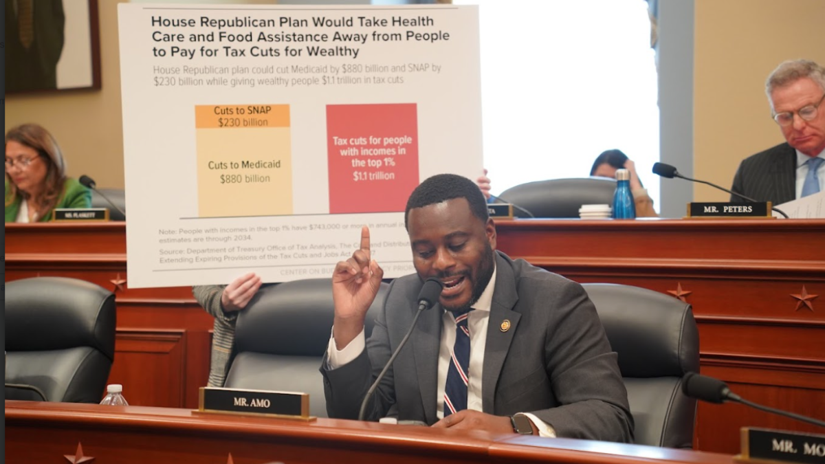Congressman Amo participates in the House Committee on Budget markup