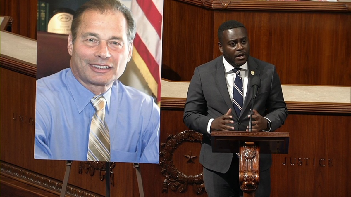 Congressmen Amo and Magaziner deliver remarks on the House Floor paying tribute to Senator Dominick Ruggerio