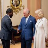 Congressman Amo welcomes His Majesty, King Charles III and Her Majesty, Queen Camilla to the U.S. Capitol.