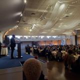 THE MAN THEY CAME TO SEE: Congressman Gabe Amo speaks on a query that consumed Dr. King: Chaos or community? (Photo by Kevin Fitzpatrick)