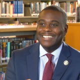 Congressman Gabe Amo spoke with NBC 10's Dan Jaehnig. (WJAR)