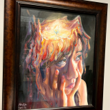 Burnout (Self-Portrait) by Vivian Wen