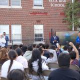 Congressman Amo and Astronaut Raja Chari Speak to Central Falls Students