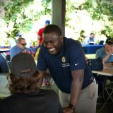 Congressman Amo at his Veterans Resource Fair and BBQ
